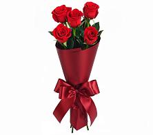 Букет 5 Красных роз Эдлесс Лав в Малиновке