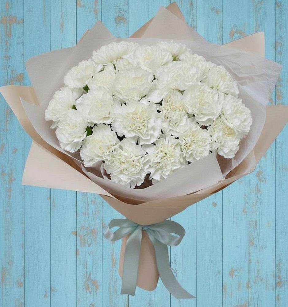 Букет цветов из: Гвоздики в Малиновке