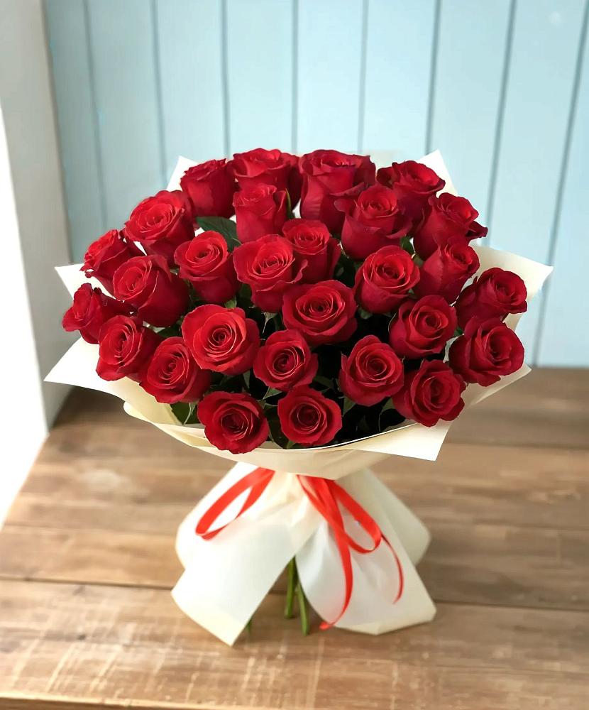 Букет 29 Красных роз в Малиновке