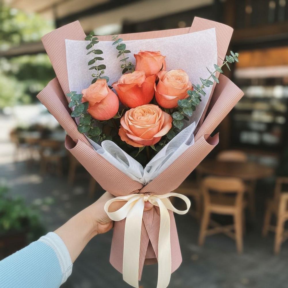 Букет цветов из: Розы в Малиновке