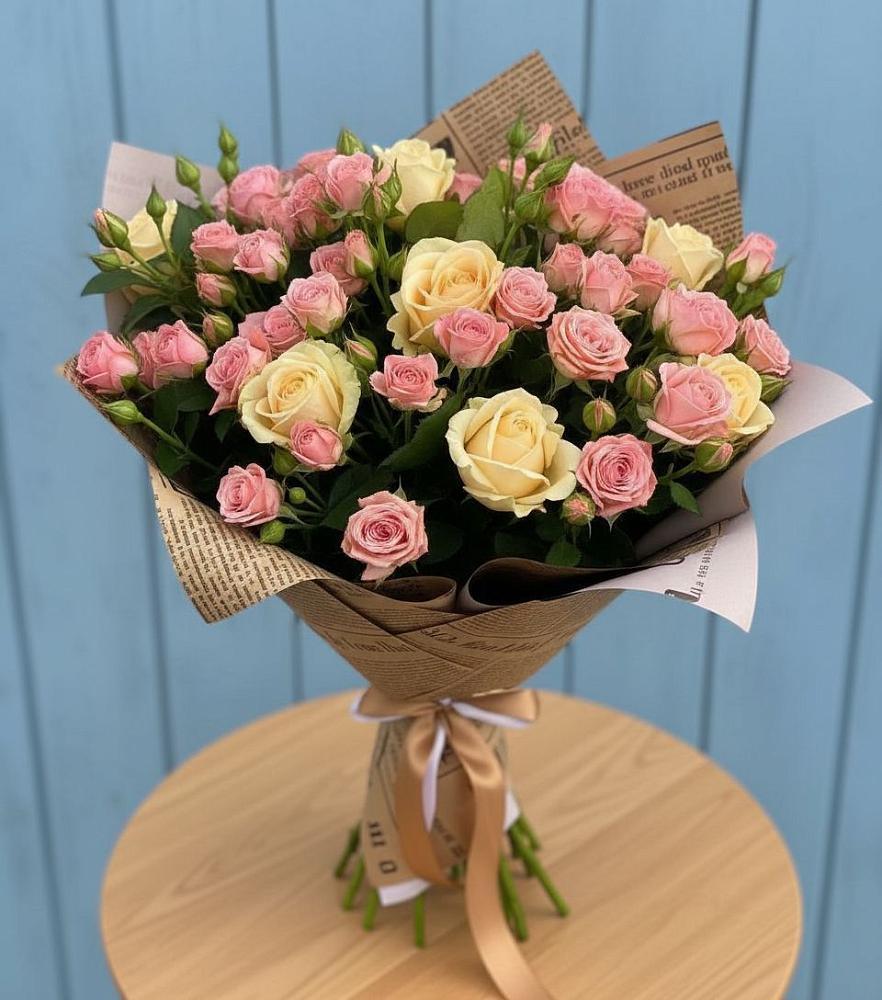 Букет цветов из: Розы в Малиновке