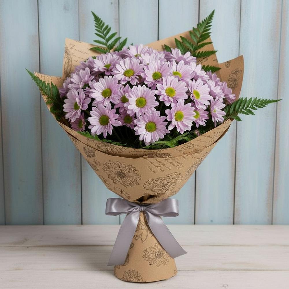 Букет цветов из: Хризантемы в Малиновке