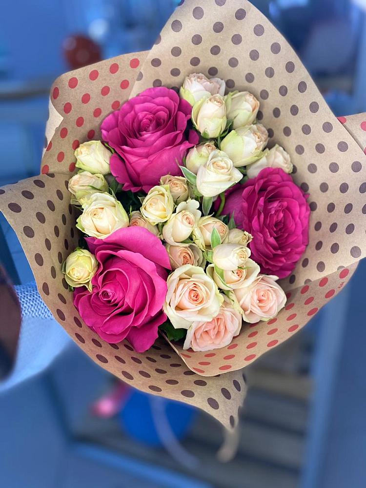 Букет цветов из: Розы в Малиновке