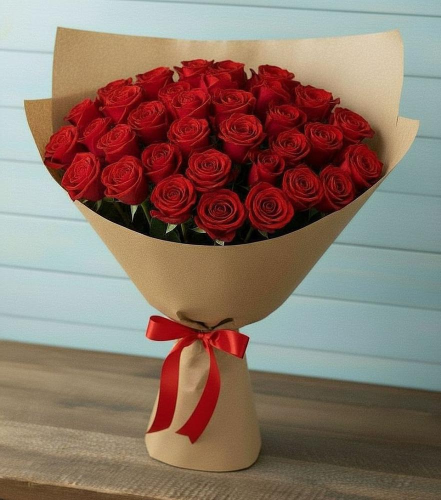 Букет Красные розы Милано в Малиновке