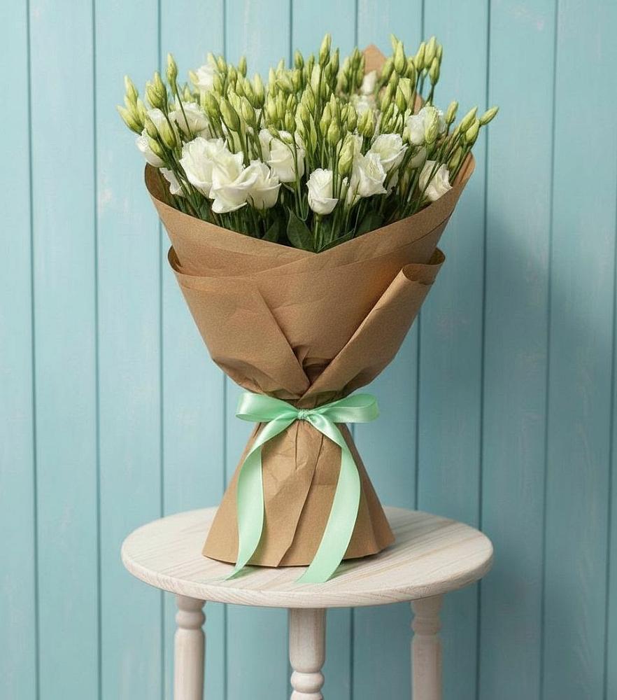 Букет цветов из: Лизиантусы в Малиновке