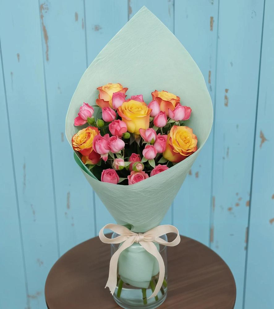 Букет цветов из: Розы в Малиновке