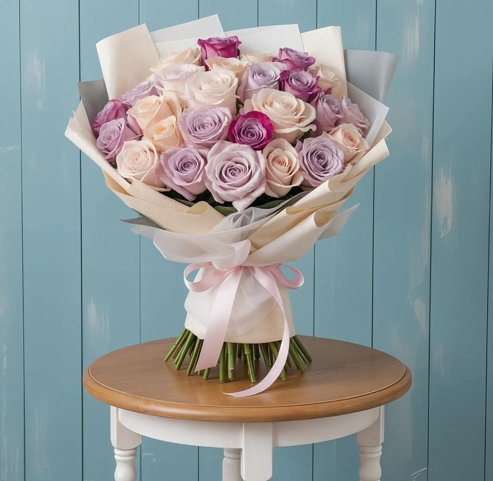 Букет цветов из: Розы в Малиновке