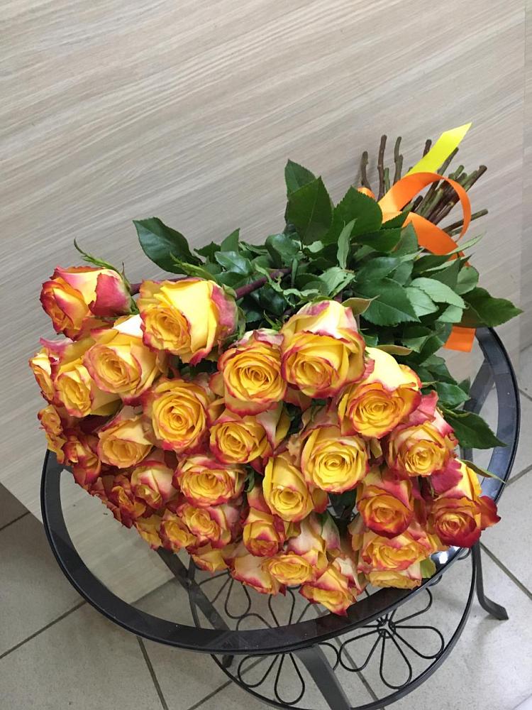 Букет Желтые розы в Малиновке