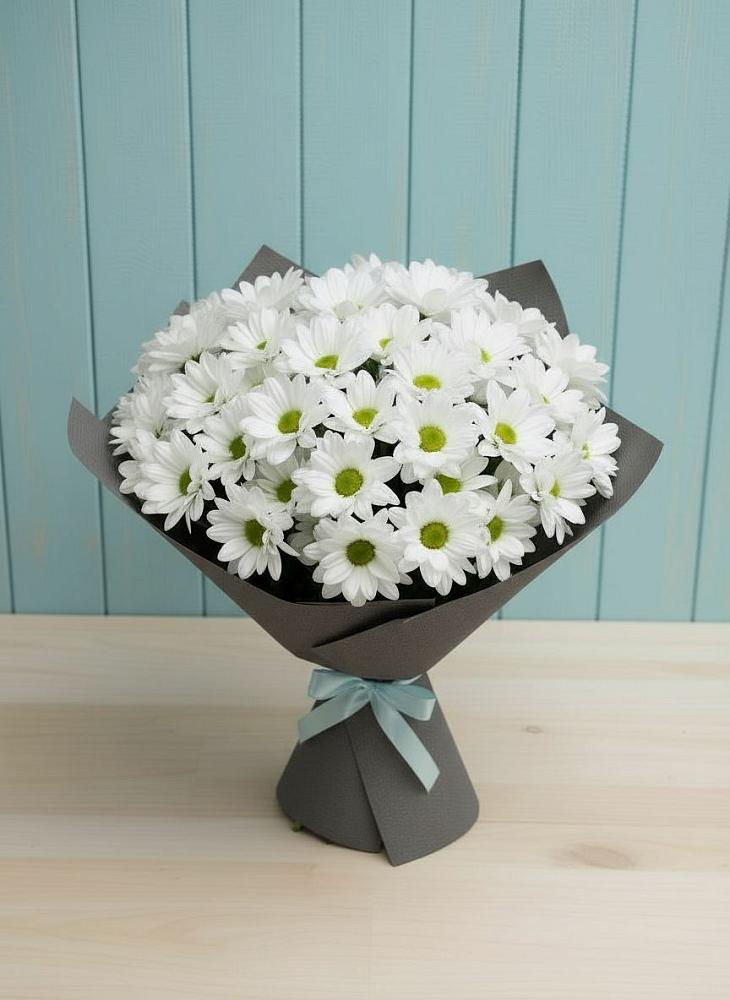 Букет цветов из: Хризантемы в Малиновке