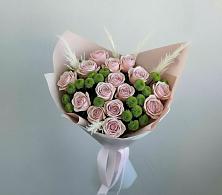 Букет цветов из:  Розы и Хризантемы #REPLACE_PRED# Малиновке