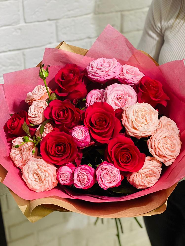 Букет цветов из: Розы в Малиновке