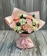 Букет цветов из:  Гвоздики, Розы и Хризантемы #REPLACE_PRED# Малиновке