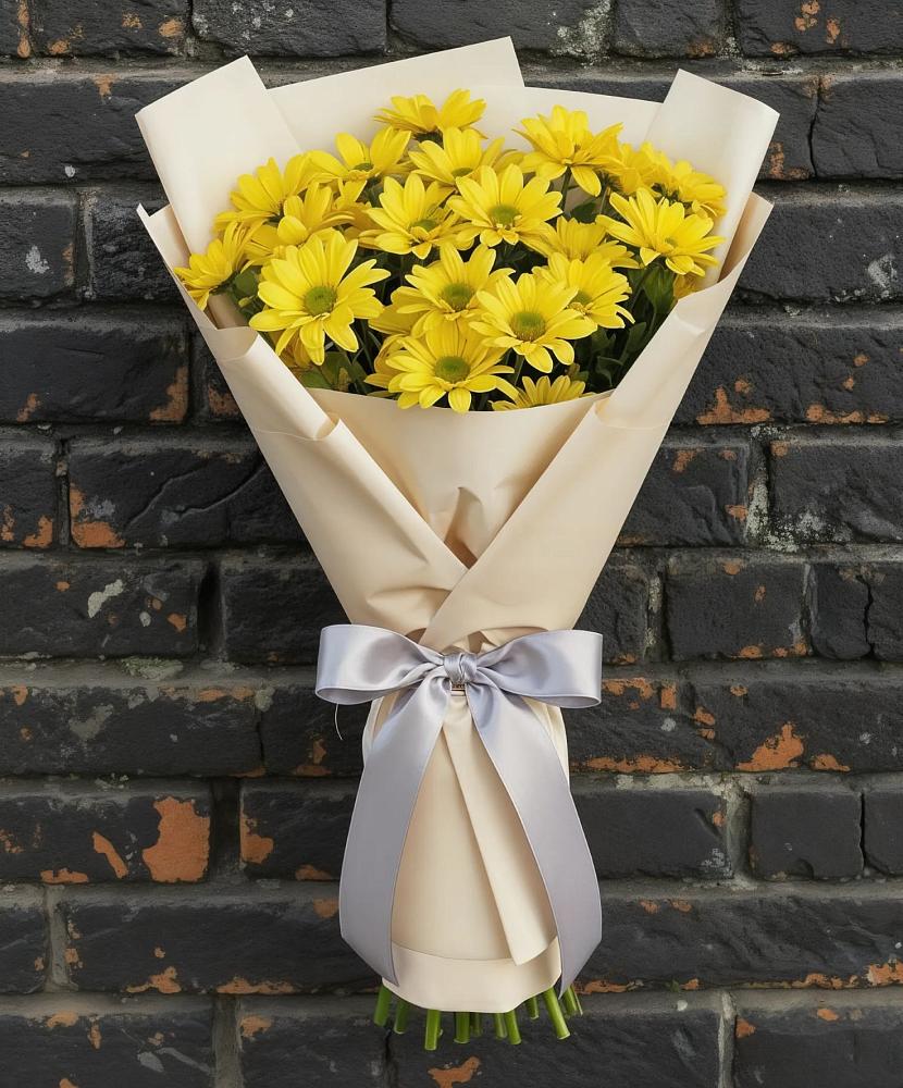 Букет цветов из: Хризантемы в Малиновке