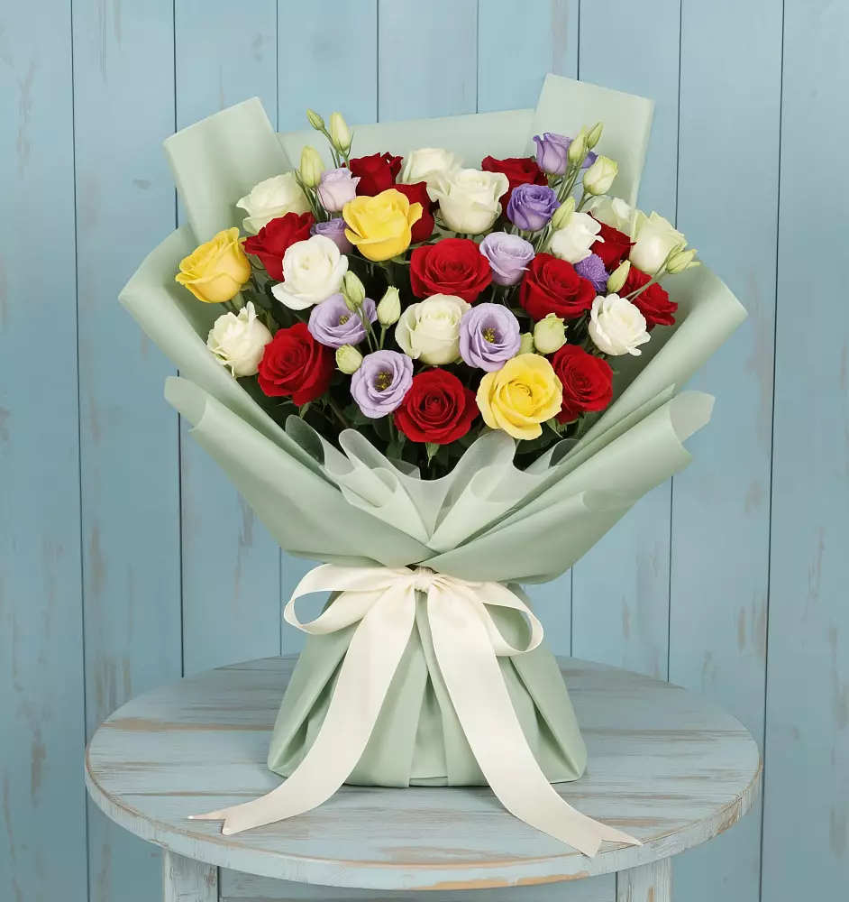 Букет цветов из: Розы в Малиновке