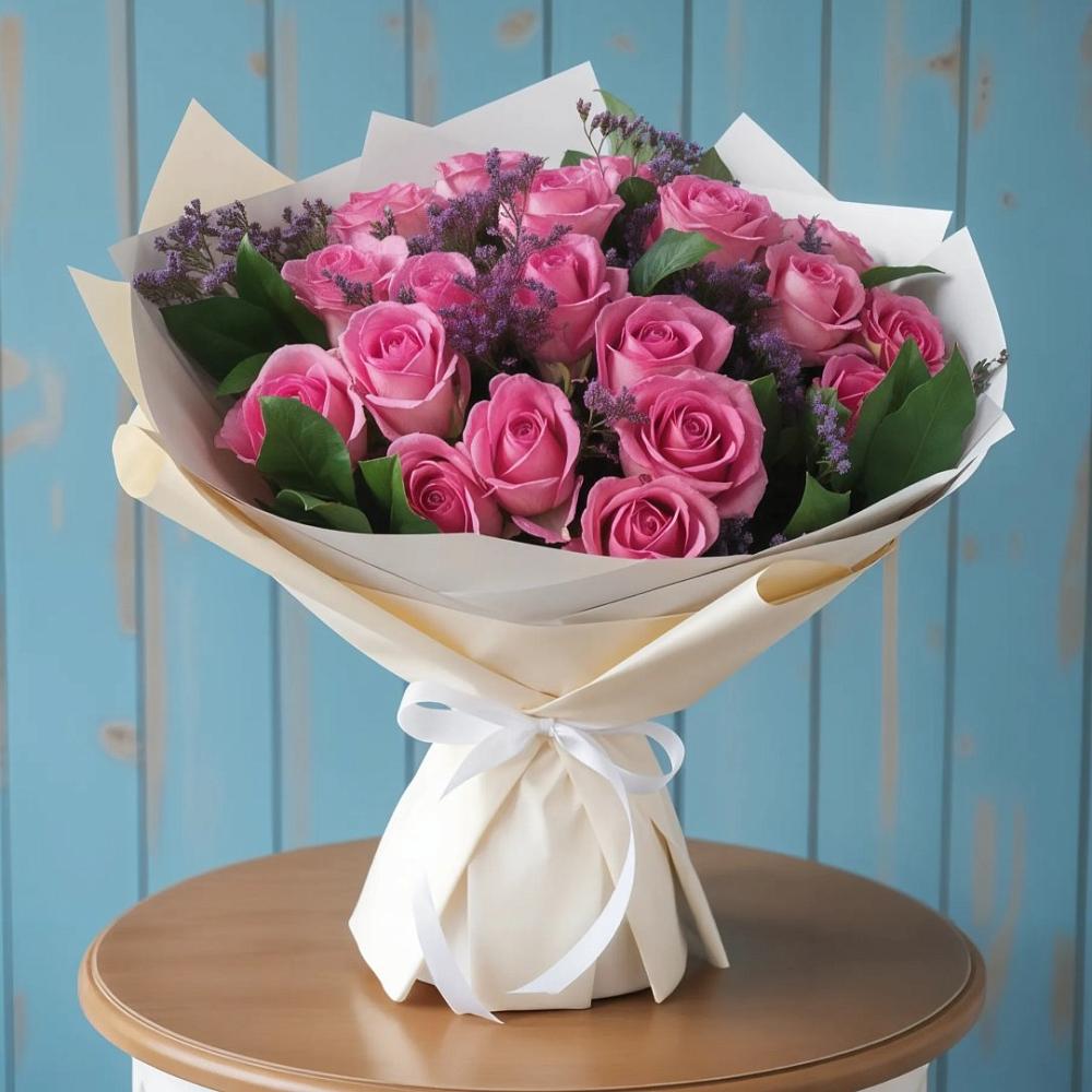 Букет цветов из: Розы в Малиновке