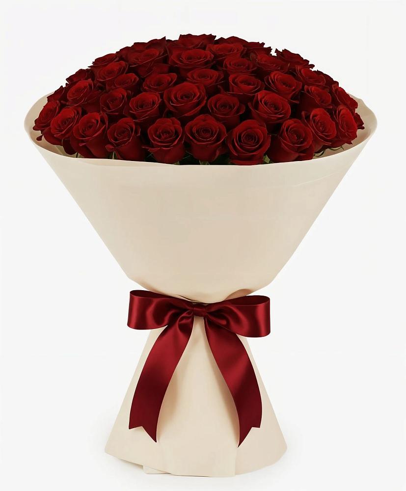 Букет 101 Бордовая роза Блэк Бакарра в Малиновке