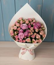 Букет цветов из:  Розы #REPLACE_PRED# Малиновке