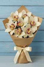 Букет цветов из:  Орхидеи и Розы в Малиновке